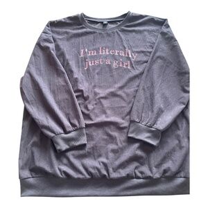 Shein Ribbed Sweatshirt